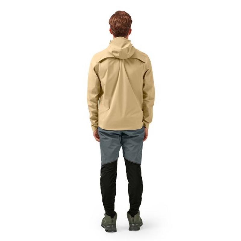 Brown Men's On Running Waterproof Anorak Jackets | 8534962_PH