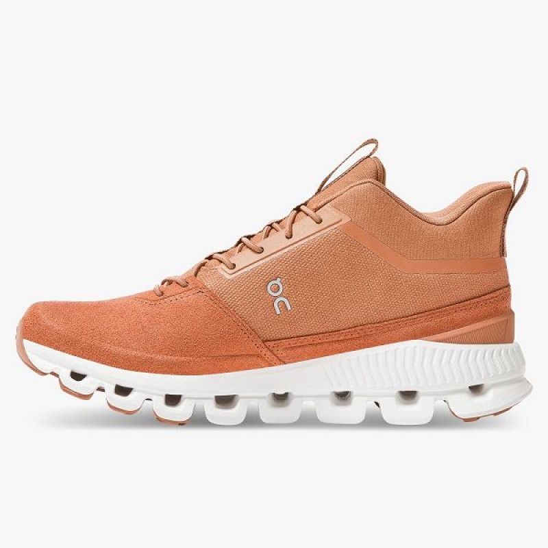 Brown Women's On Running Cloud Hi Sneakers | 1428507_PH