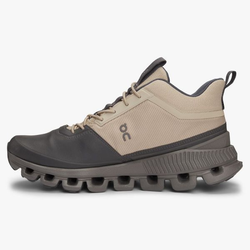 Brown Women's On Running Cloud Hi Sneakers | 8705631_PH