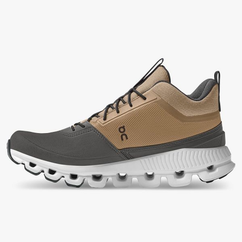 Brown Women's On Running Cloud Hi Waterproof Sneakers | 1492763_PH