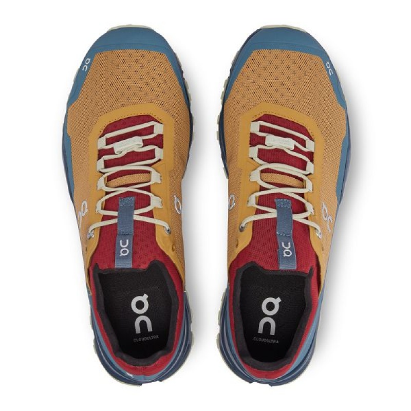 Brown / Navy Men's On Running Cloudultra Trail Running Shoes | 2683910_PH