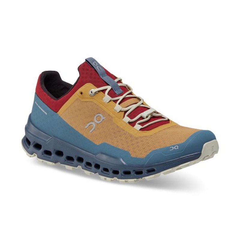 Brown / Navy Men's On Running Cloudultra Trail Running Shoes | 2683910_PH