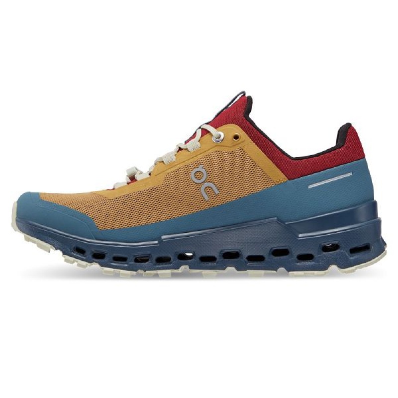 Brown / Navy Women's On Running Cloudultra Hiking Shoes | 8275036_PH