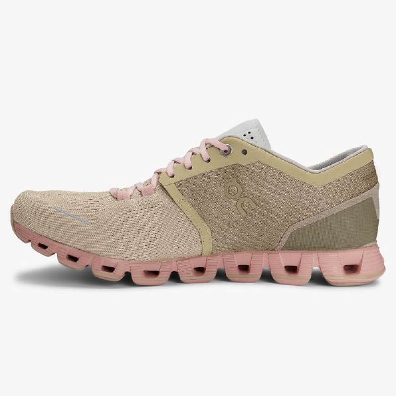 Brown / Rose Women's On Running Cloud X 1 Training Shoes | 6327540_PH