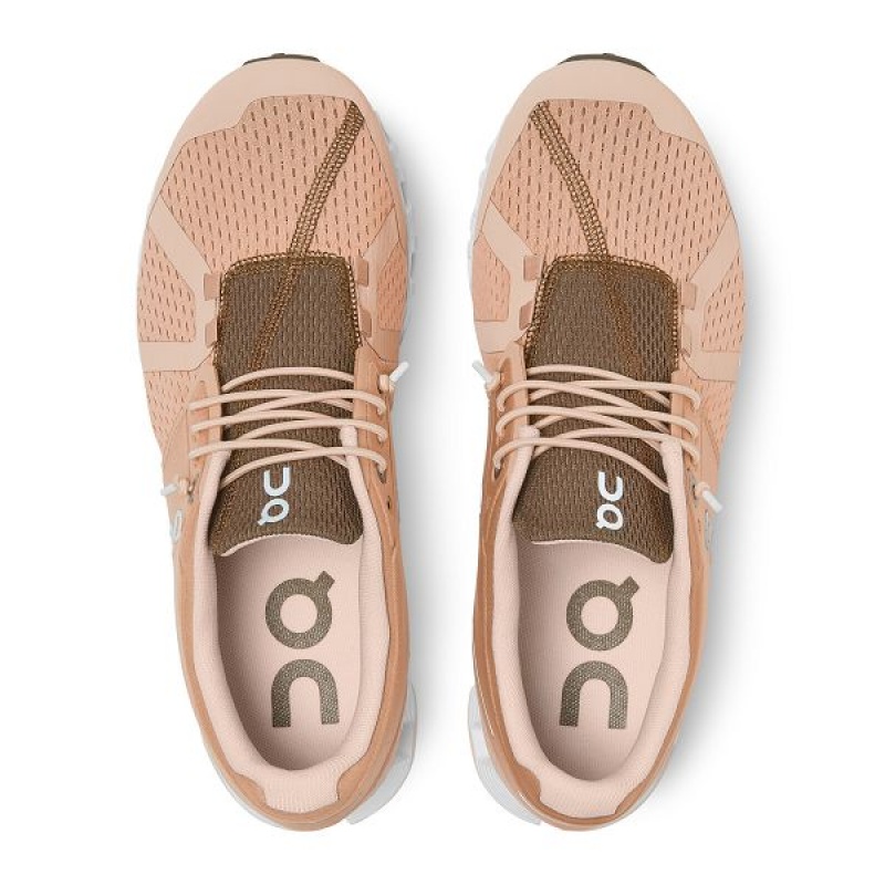 Brown / Rose / Camo Women's On Running Cloud 2 Sneakers | 184629_PH