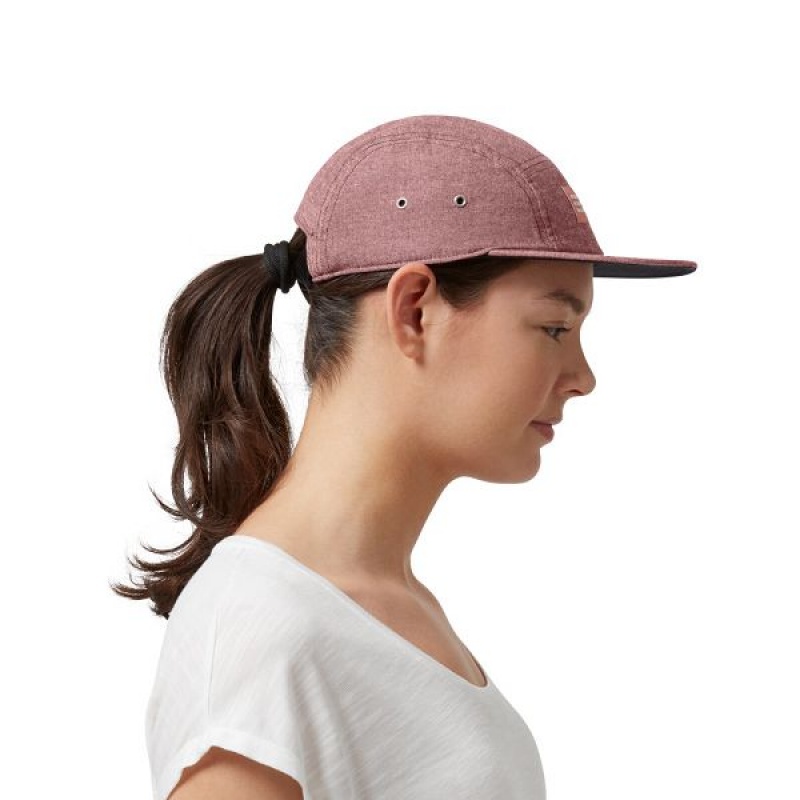 Burgundy Men's On Running 5 Panel Caps | 9486320_PH