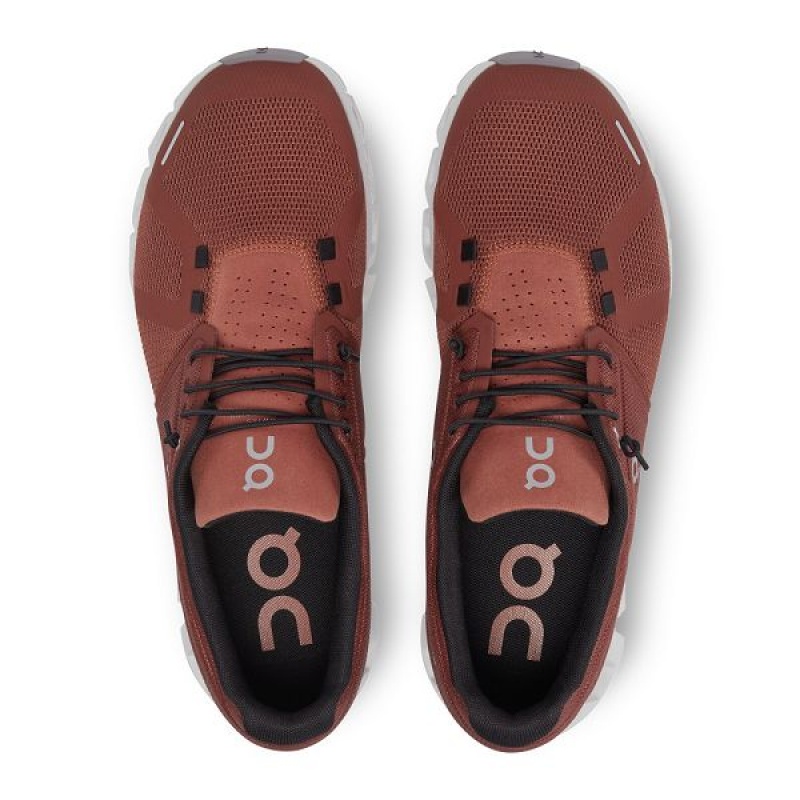 Burgundy Men's On Running Cloud 5 Sneakers | 9840672_PH