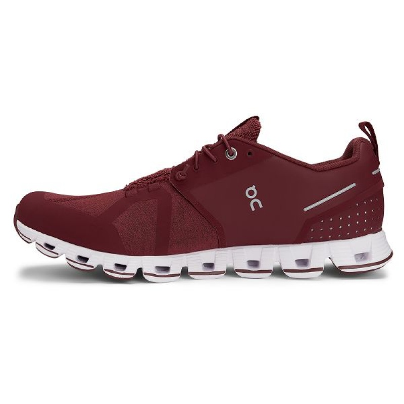 Burgundy Men's On Running Cloud Terry Sneakers | 5901638_PH