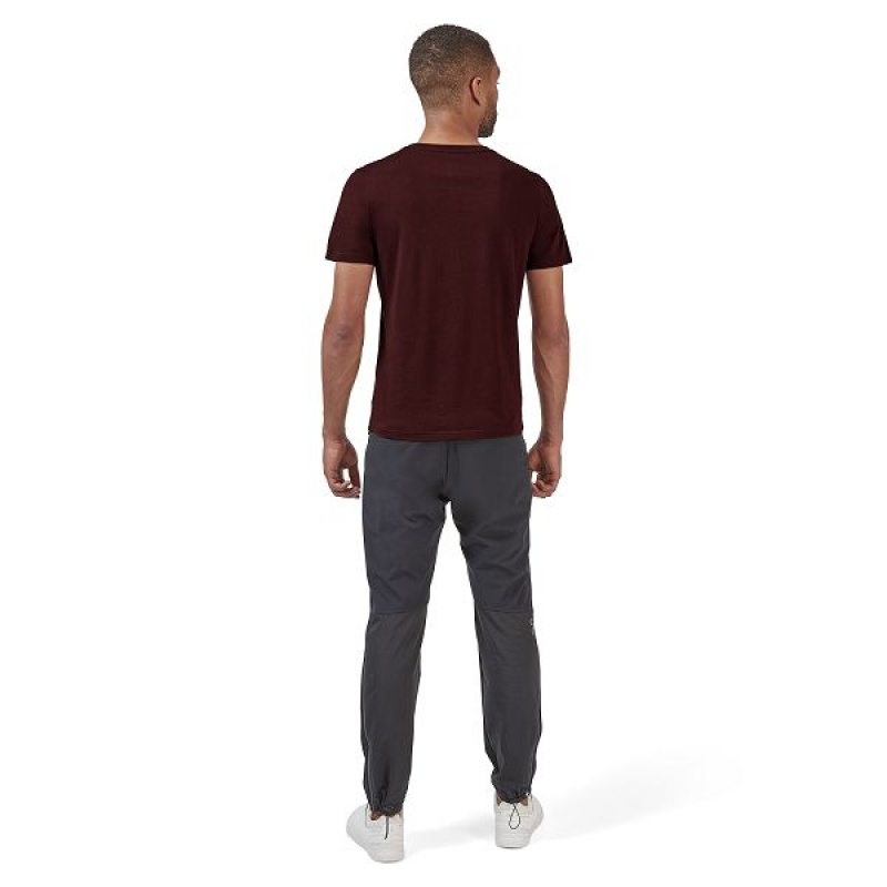 Burgundy Men's On Running Graphic-T 1 T Shirts | 4026819_PH