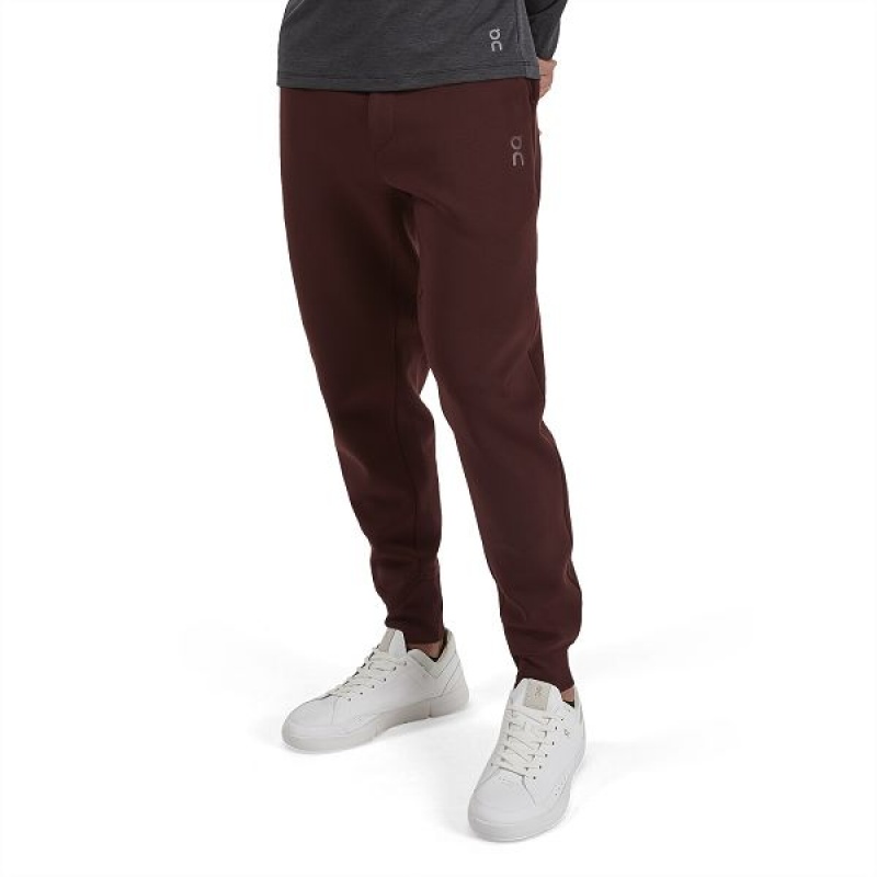 Burgundy Men\'s On Running Sweat 2 Pants | 6391587_PH