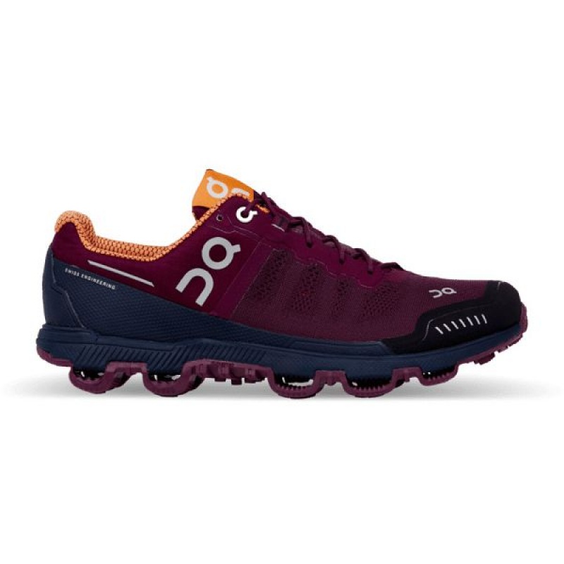 Burgundy Women\'s On Running Cloudventure 1 Trail Running Shoes | 9541207_PH