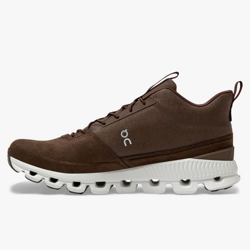 Chocolate Men's On Running Cloud Hi Sneakers | 6250814_PH