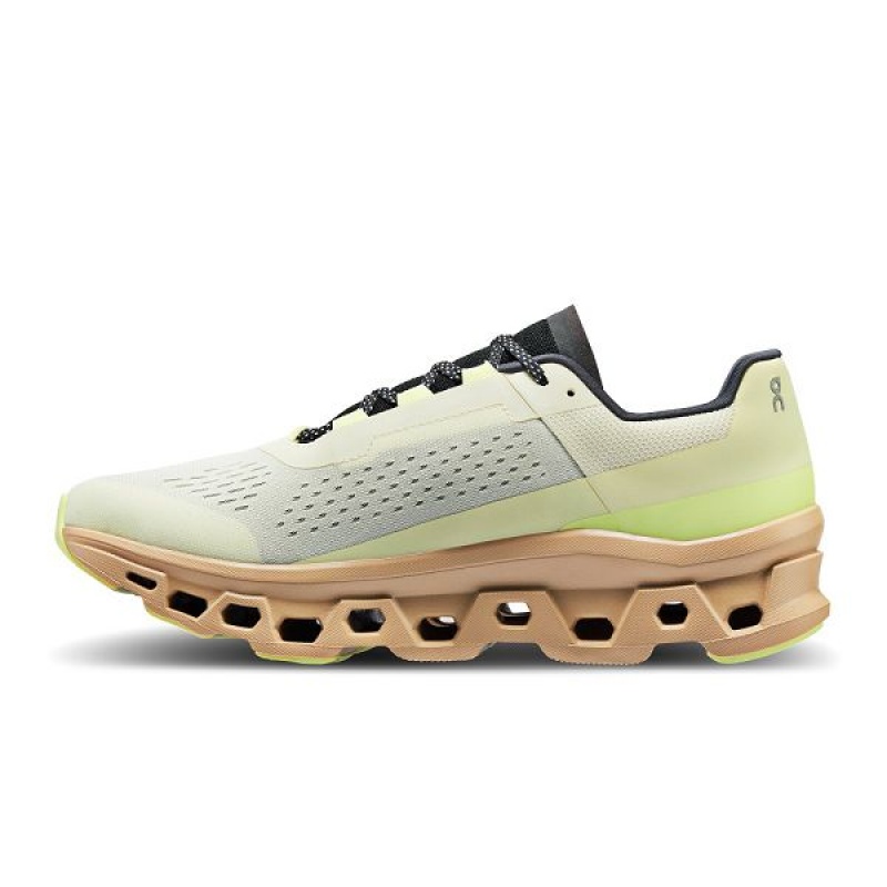 Cream Men's On Running Cloudmonster Road Running Shoes | 491267_PH