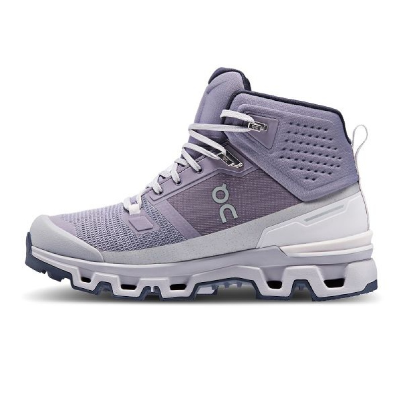 Dark Grey Women's On Running Cloudrock 2 Waterproof Hiking Boots | 3615407_PH