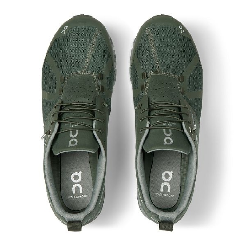 Green Men's On Running Cloud 2 Waterproof Sneakers | 128976_PH