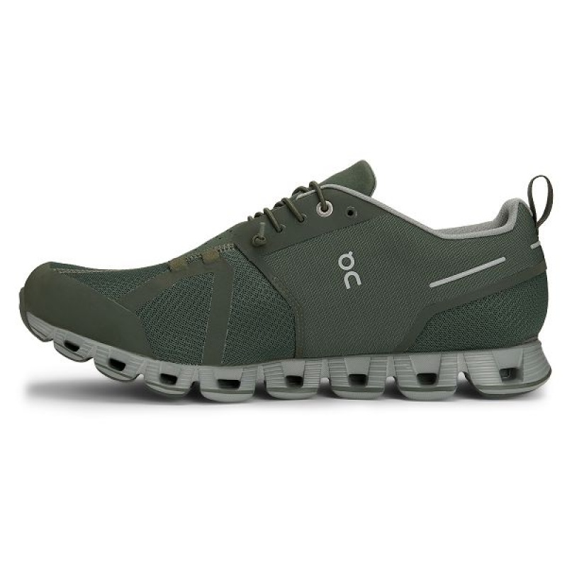 Green Men's On Running Cloud 2 Waterproof Sneakers | 128976_PH