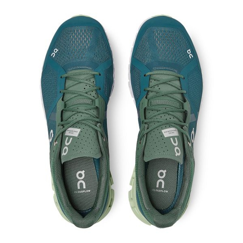 Green Men's On Running Cloudflow 2 Road Running Shoes | 1625890_PH