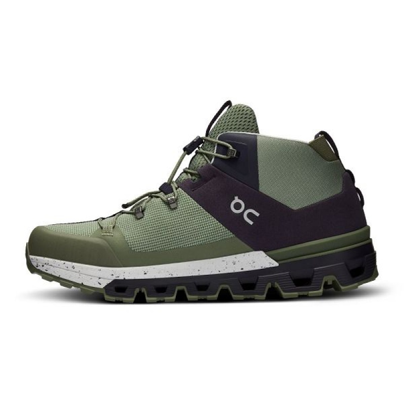 Green Men's On Running Cloudtrax Hiking Boots | 9726810_PH