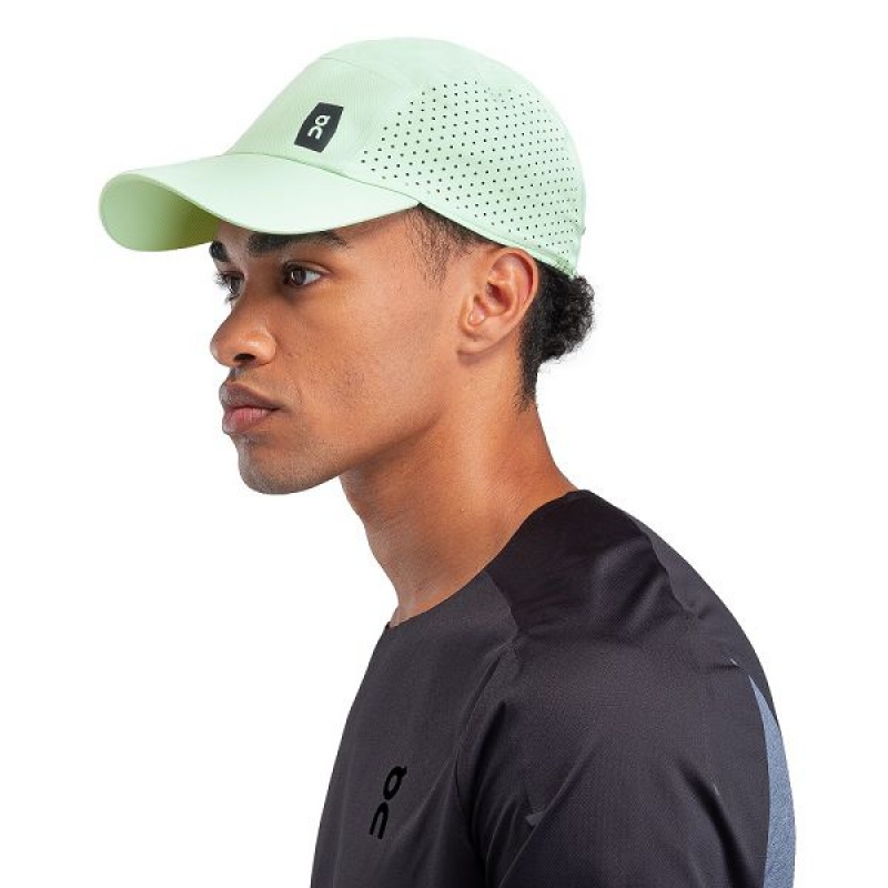 Green Men's On Running Lightweight Caps | 6851734_PH