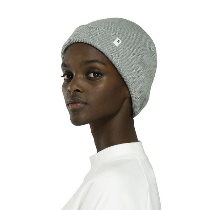 Green Men's On Running Merino Beanie | 3514289_PH