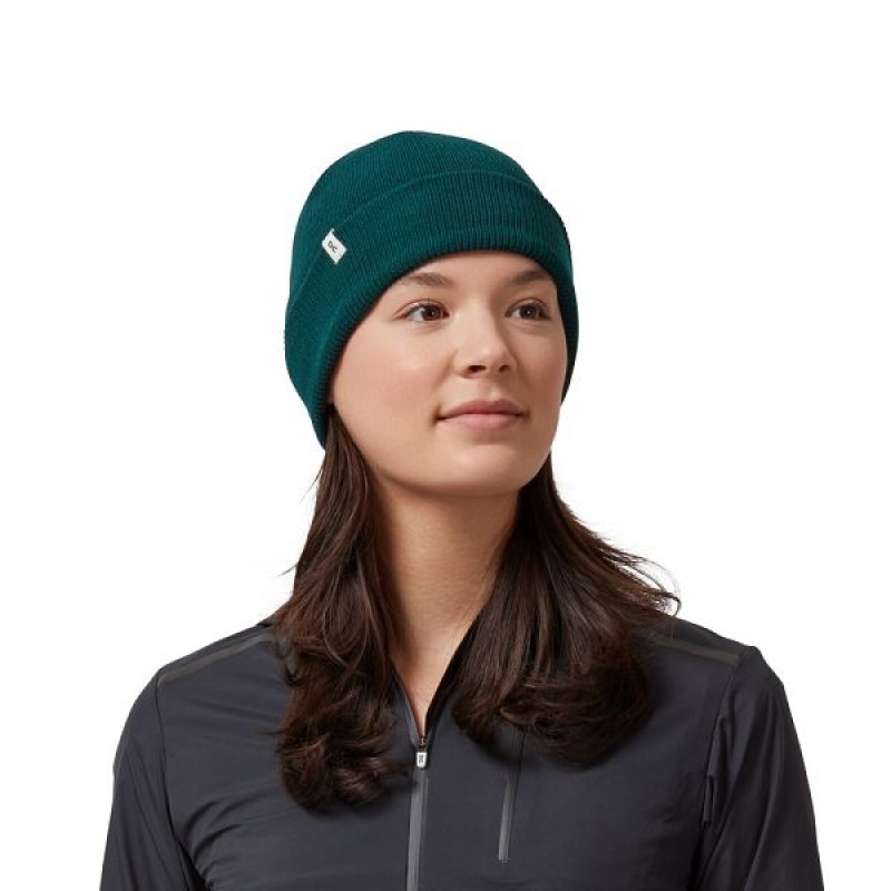 Green Men's On Running Merino Beanie | 7690845_PH