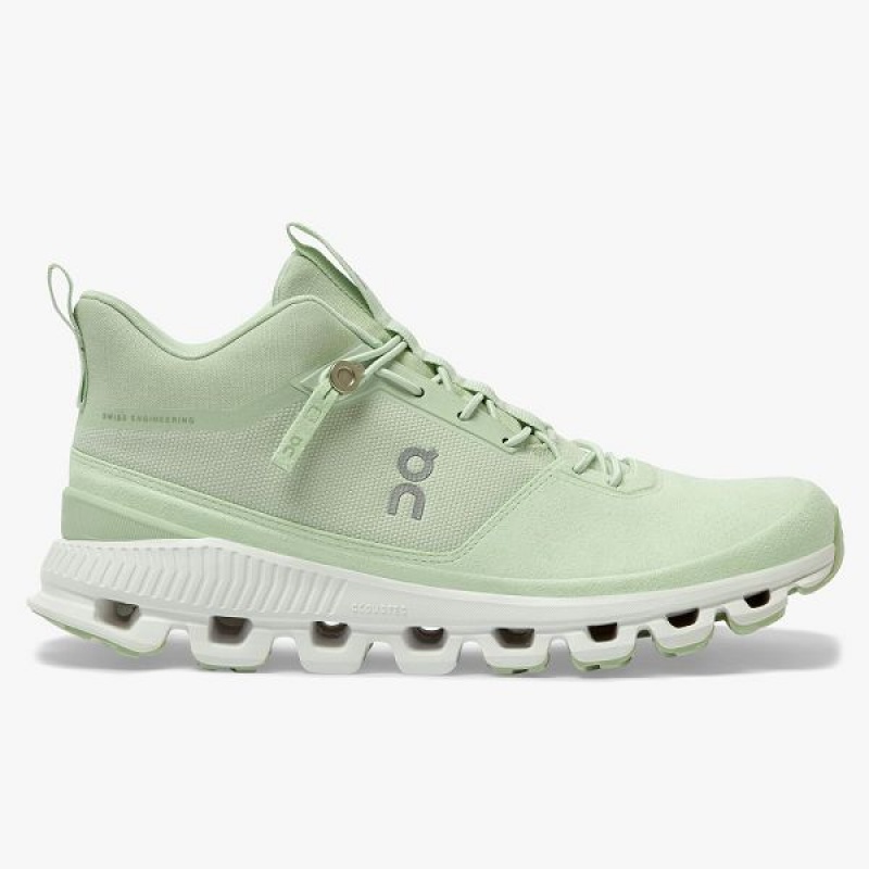 Green Women\'s On Running Cloud Hi Sneakers | 1062384_PH