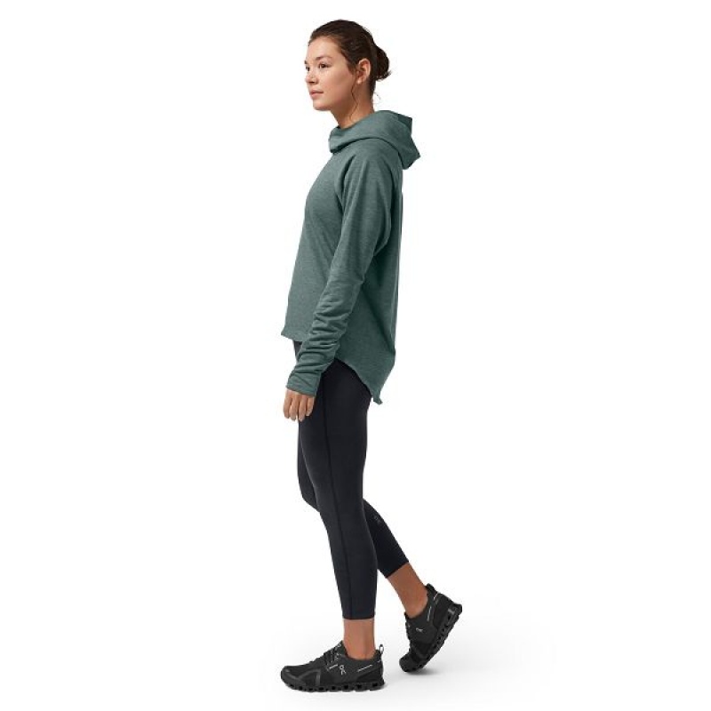 Green Women's On Running Hoodie 1 Hoodies | 587319_PH