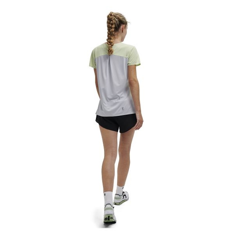 Green Women's On Running Performance-T 2 T Shirts | 2359406_PH