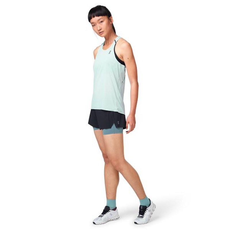 Green Women's On Running Tank-T 2 Tanks | 1362708_PH