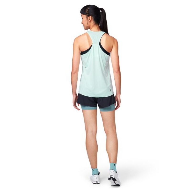 Green Women's On Running Tank-T 2 Tanks | 1362708_PH