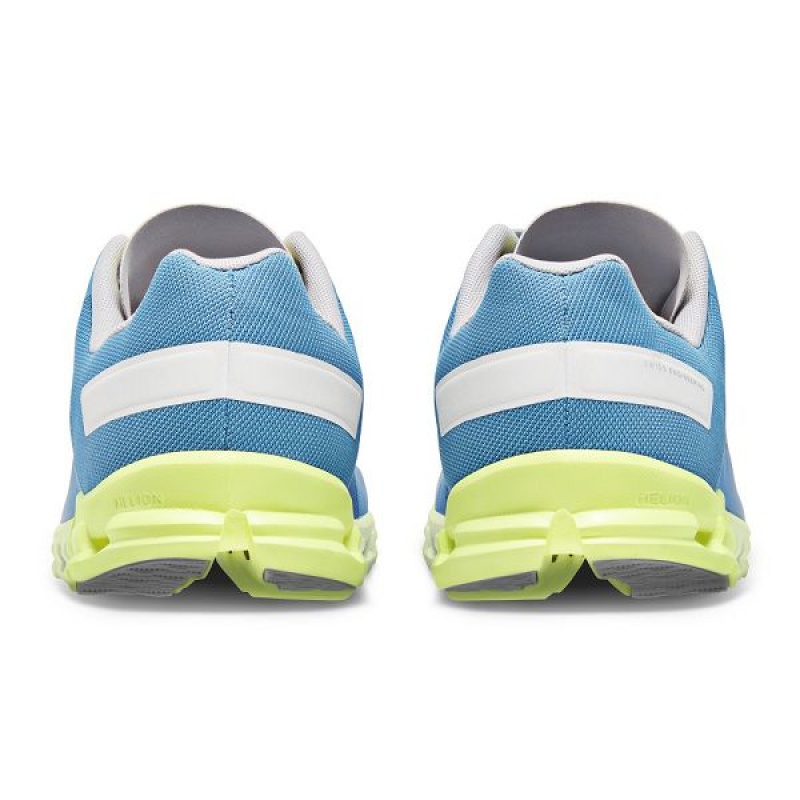 Green / Blue Men's On Running Cloudflow Road Running Shoes | 1082963_PH