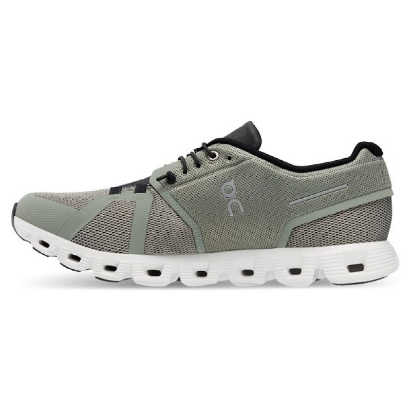 Green / Grey Men's On Running Cloud 5 Sneakers | 4812056_PH