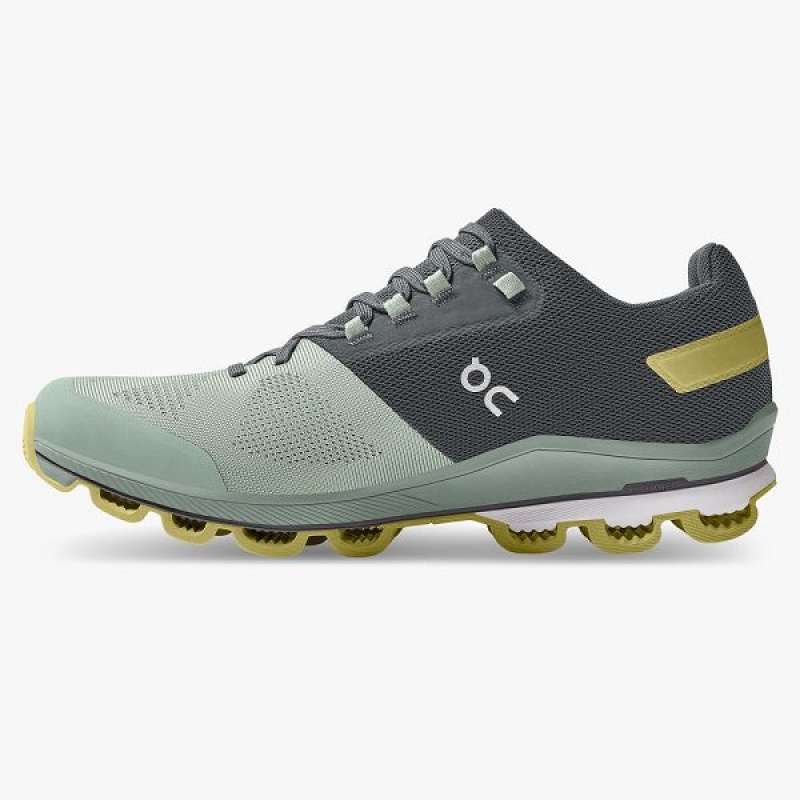 Green / Grey Men's On Running Cloudsurfer 6 Road Running Shoes | 9375816_PH