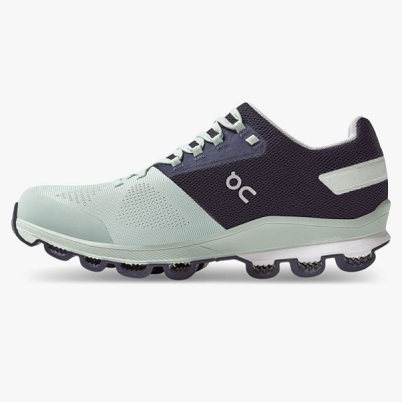 Green / Navy Women's On Running Cloudsurfer 6 Road Running Shoes | 2548796_PH