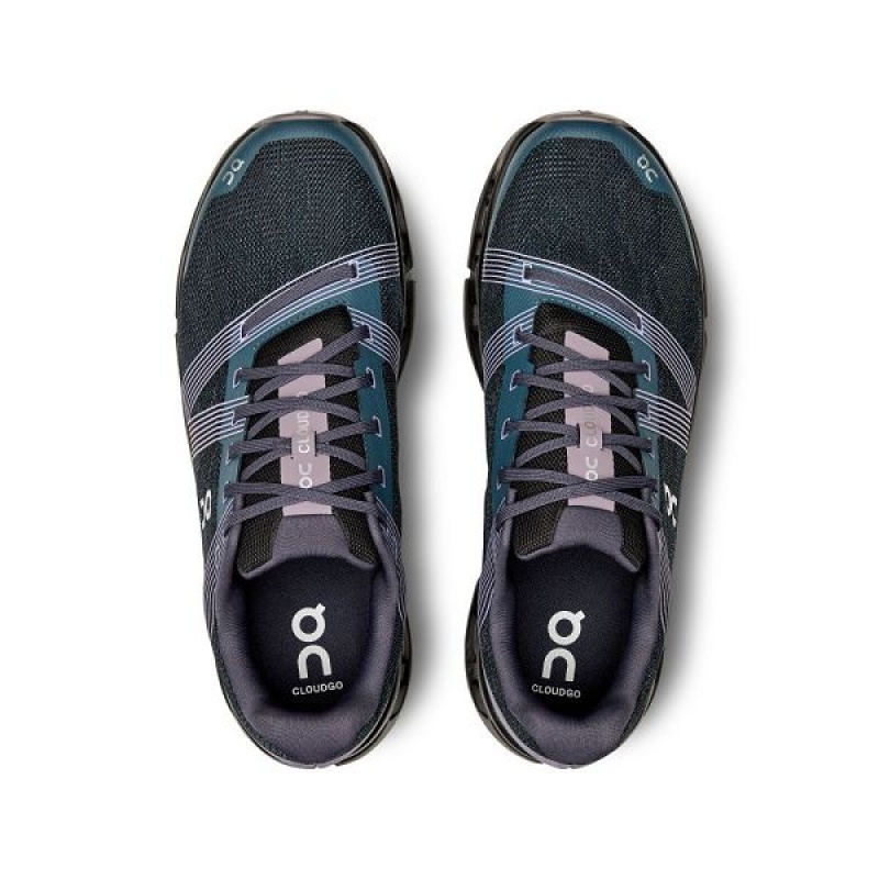 Green / Purple Men's On Running Cloudgo Road Running Shoes | 2468713_PH