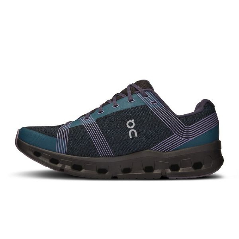 Green / Purple Men's On Running Cloudgo Road Running Shoes | 2468713_PH