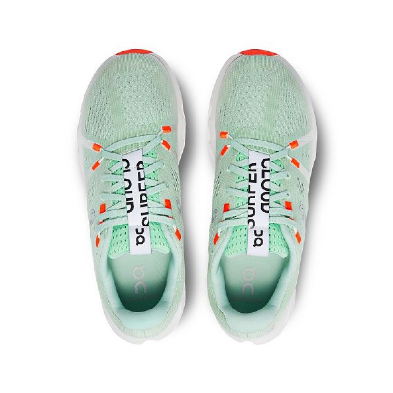 Green / White Women's On Running Cloudsurfer Road Running Shoes | 6701548_PH