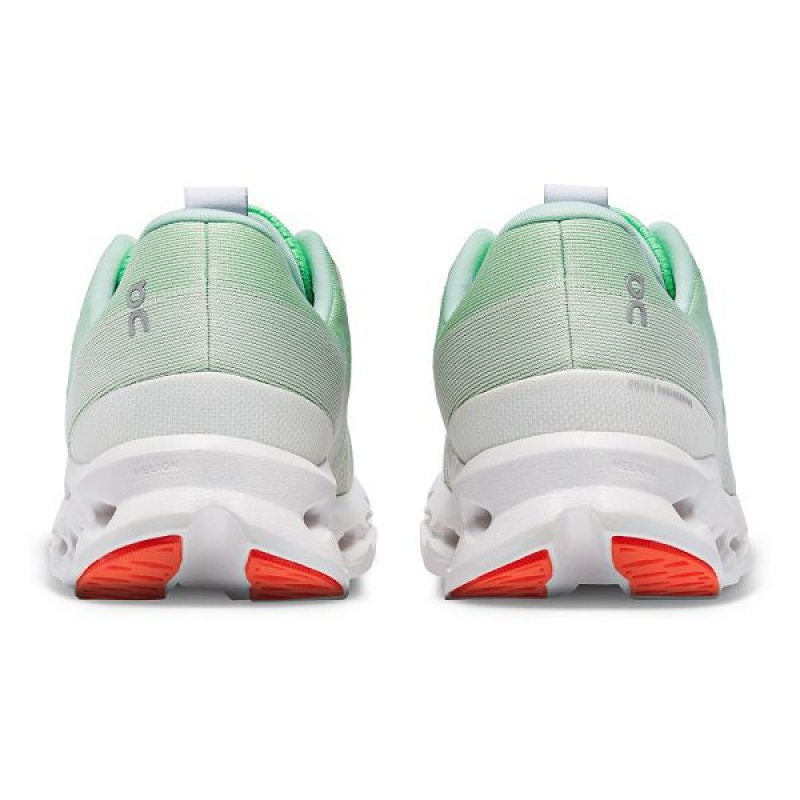 Green / White Women's On Running Cloudsurfer Road Running Shoes | 6701548_PH