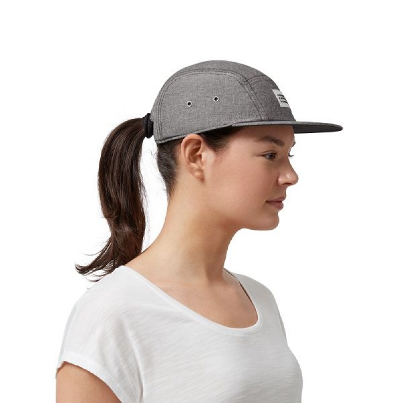 Grey Men's On Running 5 Panel Caps | 3076159_PH