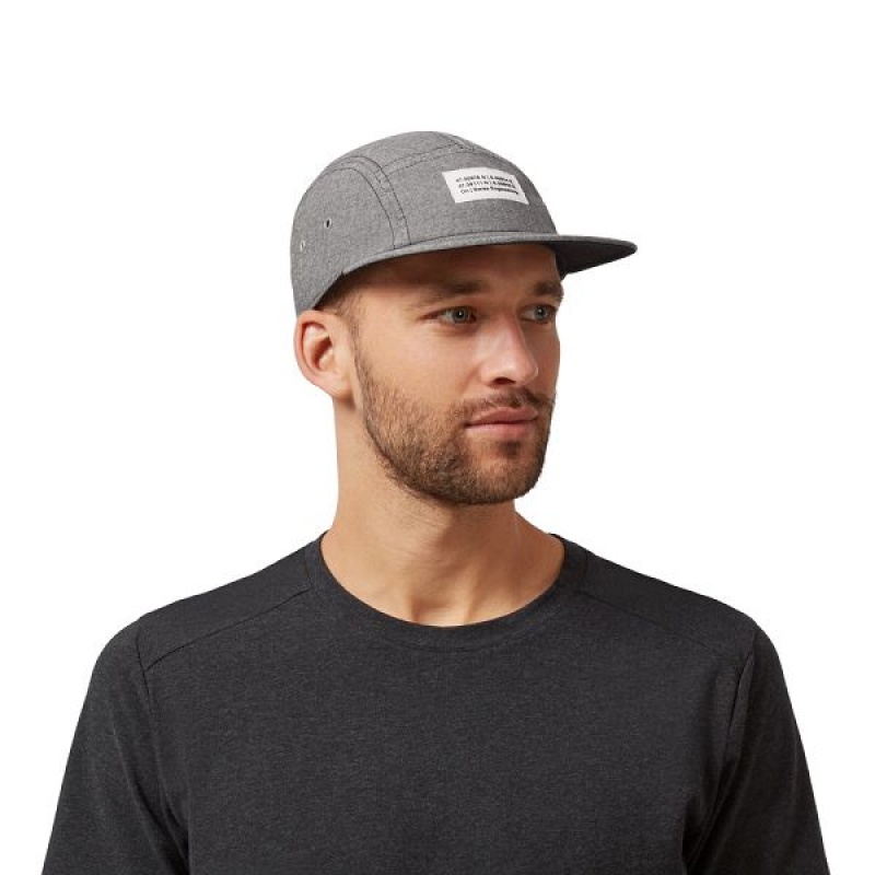 Grey Men\'s On Running 5 Panel Caps | 3076159_PH