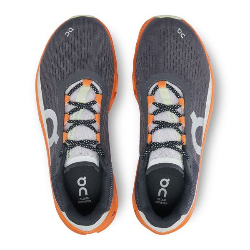 Grey Men's On Running Cloudmonster Road Running Shoes | 7386942_PH