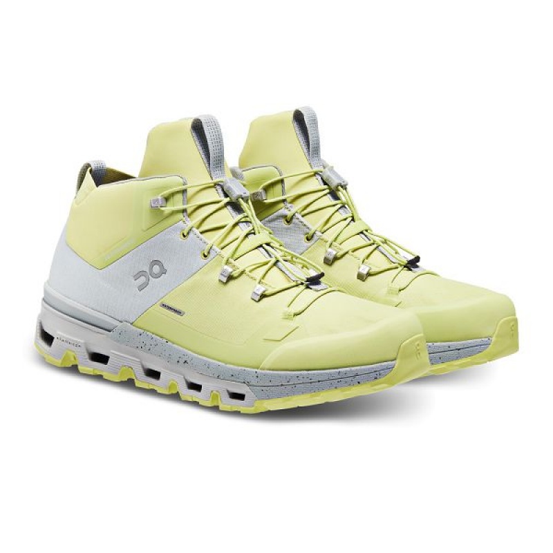 Grey Men's On Running Cloudtrax Waterproof Hiking Boots | 4162083_PH