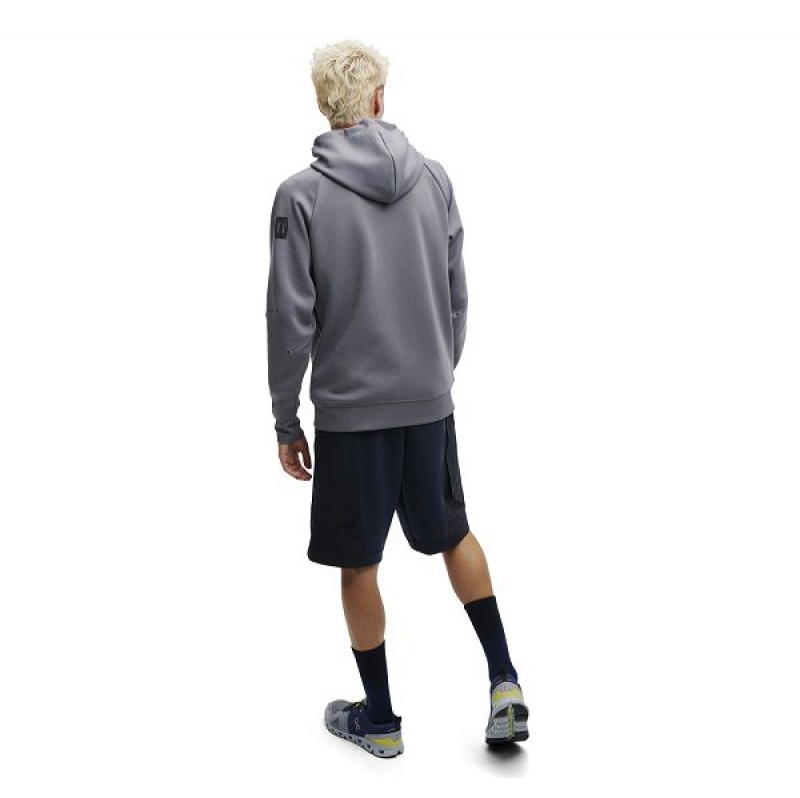 Grey Men's On Running Hoodie 2 Hoodies | 6287903_PH