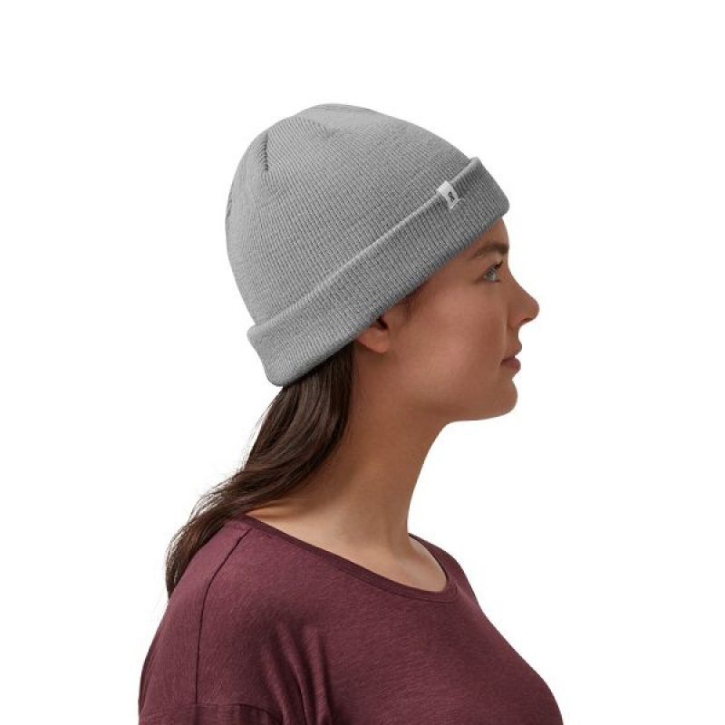 Grey Men's On Running Merino Beanie | 4632918_PH