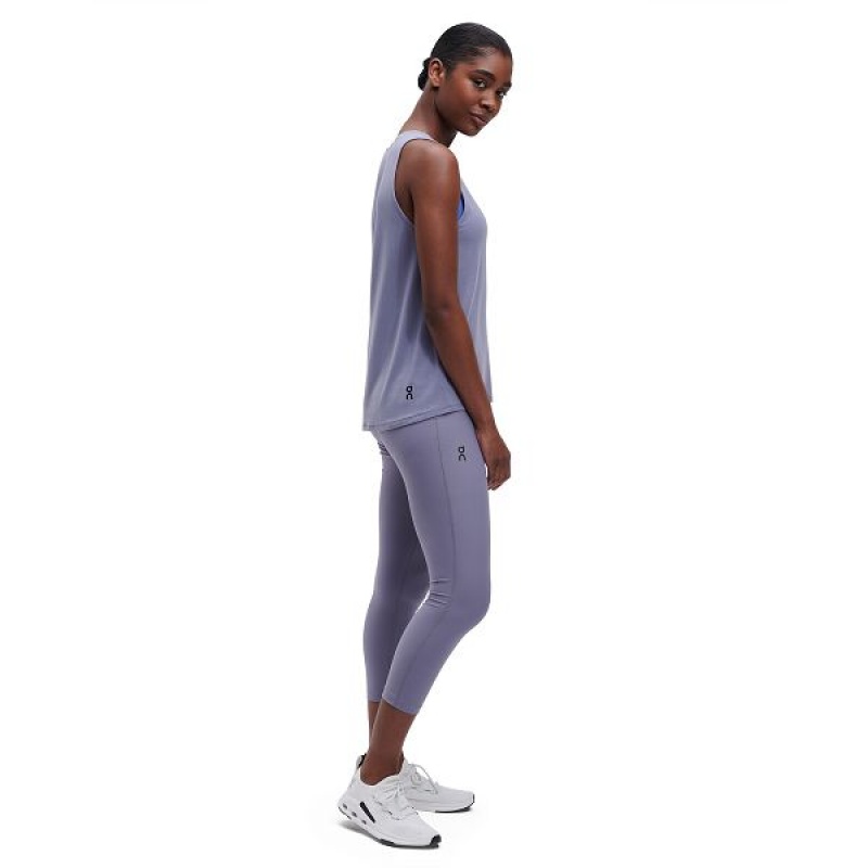 Grey Women's On Running Active Tanks | 1694852_PH