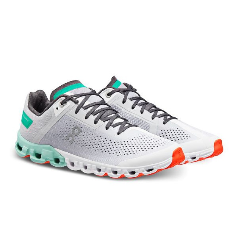 Grey Women's On Running Cloudflow Road Running Shoes | 8051367_PH