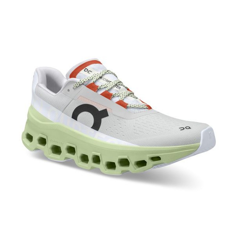 Grey Women's On Running Cloudmonster Road Running Shoes | 7961340_PH