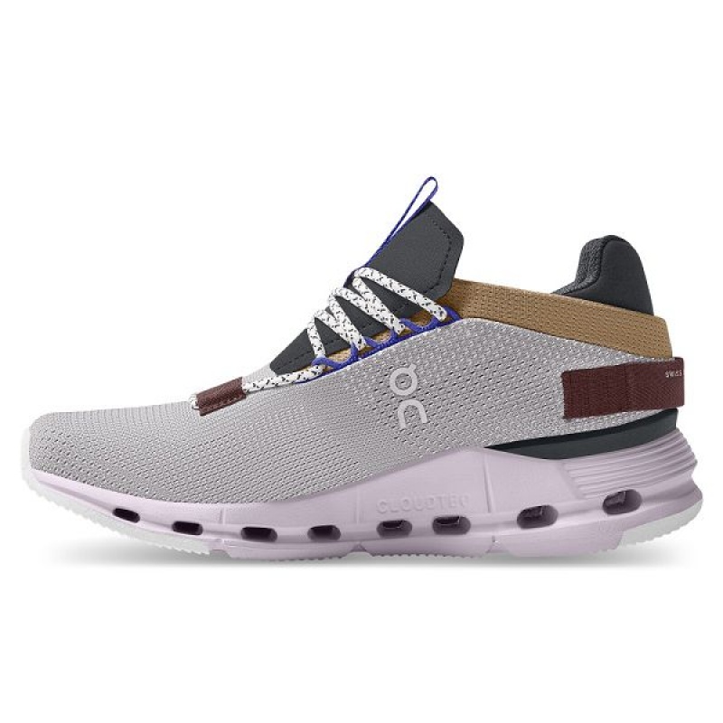 Grey Women's On Running Cloudnova Sneakers | 4925301_PH