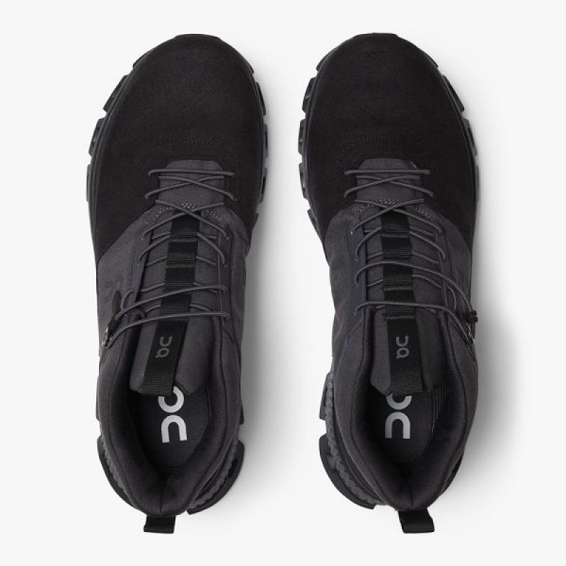 Grey / Black Men's On Running Cloud Hi Sneakers | 6748153_PH