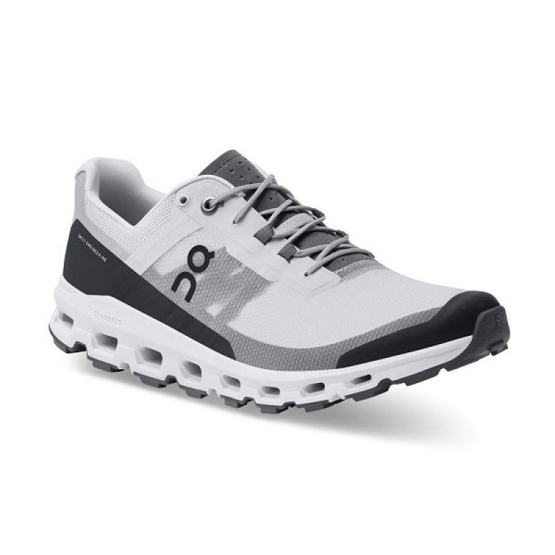 Grey / Black Men's On Running Cloudvista Hiking Shoes | 8790621_PH